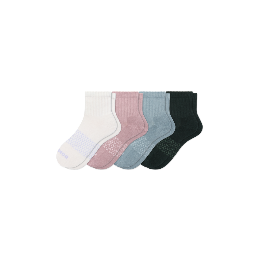Women's Quarter Sock 4-Pack - Smooth Edition