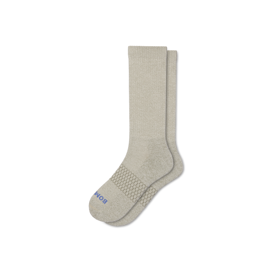 Men's Marl Calf Socks - Durable Collection