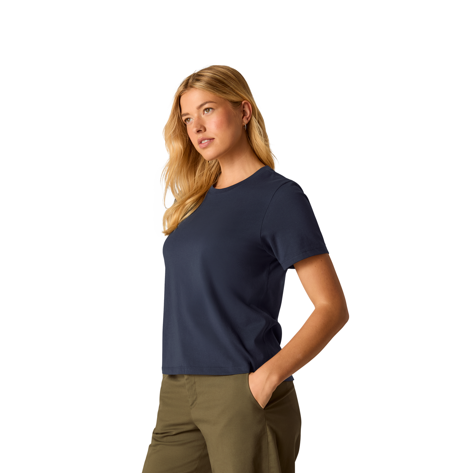 Women's Pima Cotton Crew Neck T-Shirt