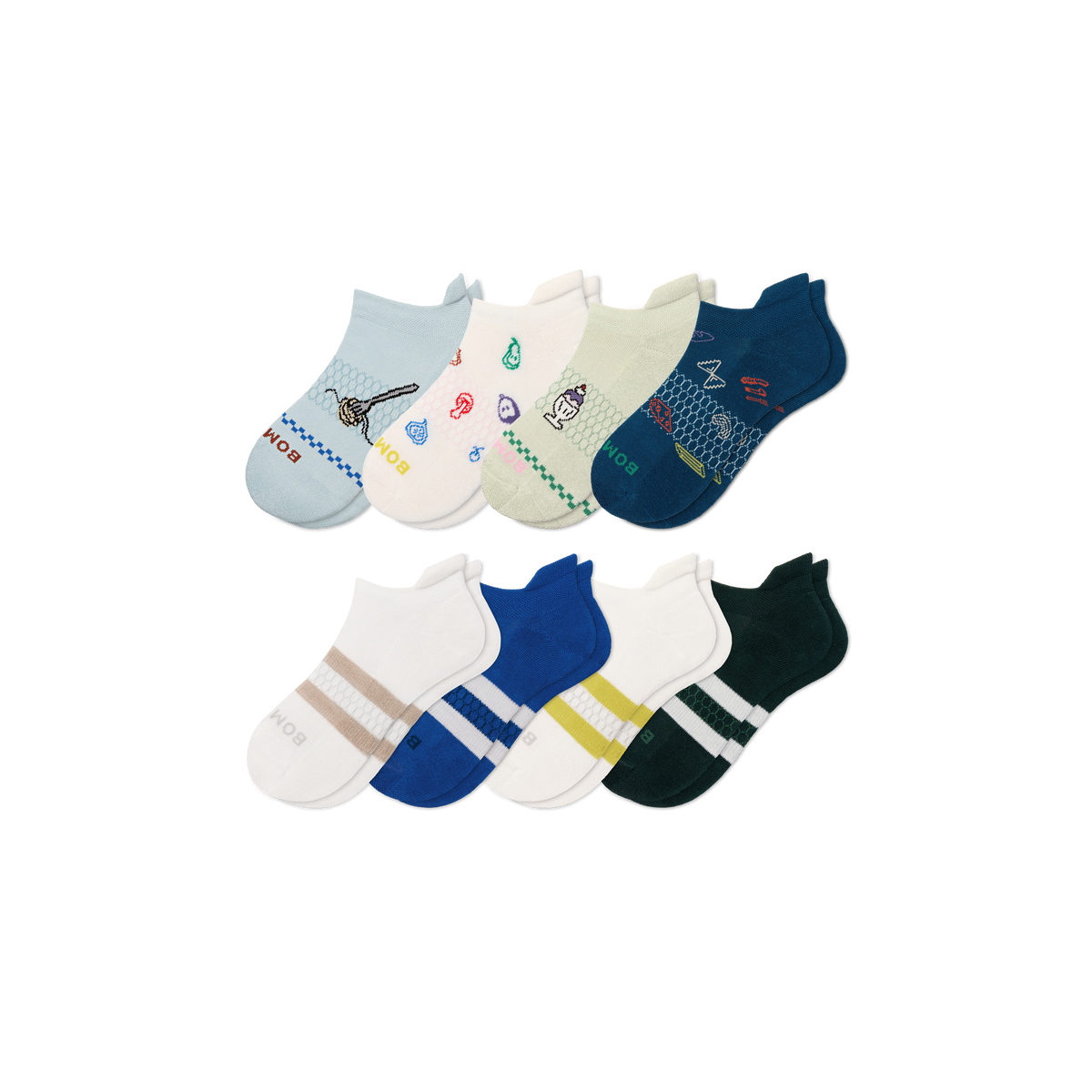 Youth Ankle Sock 8-Pack