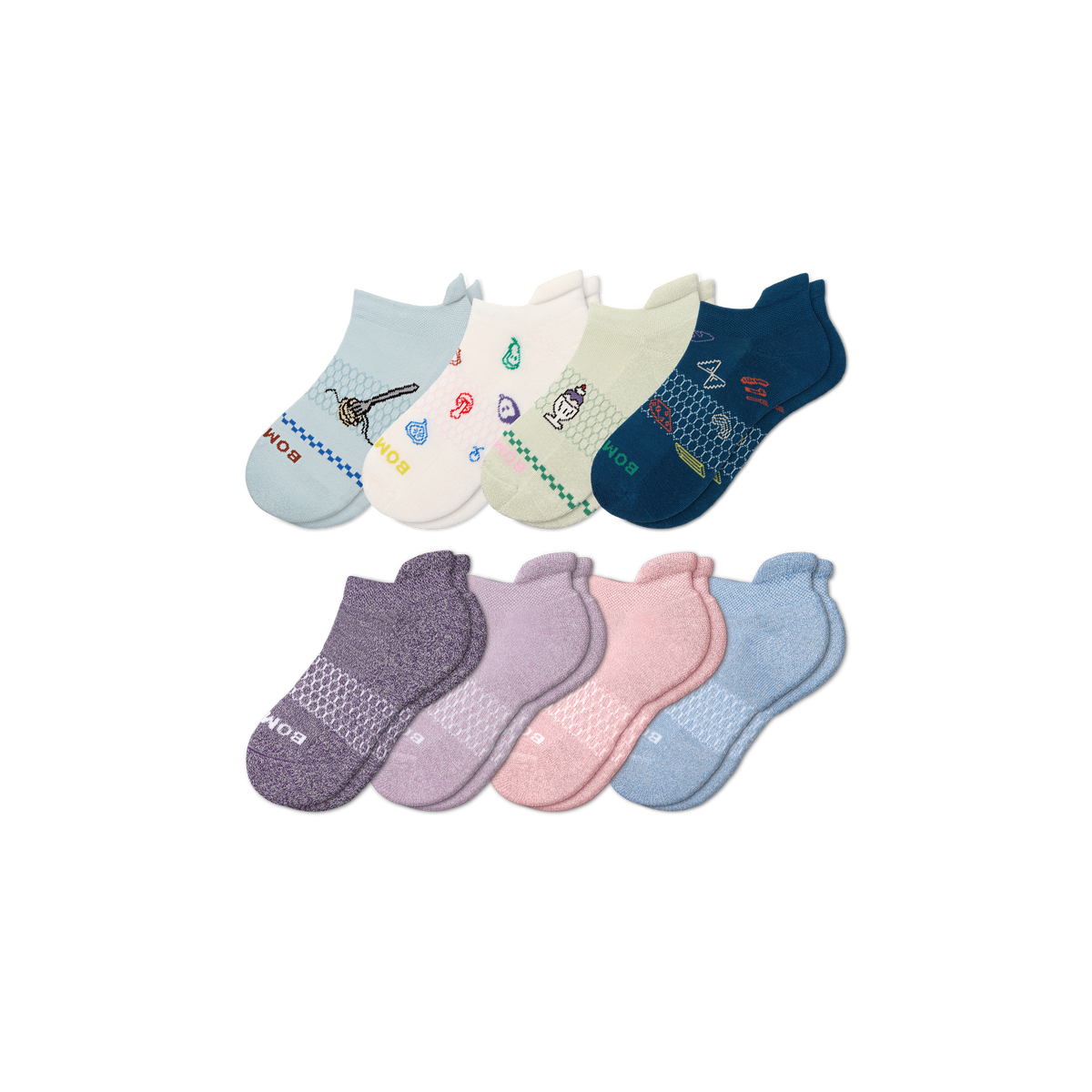Youth Ankle Sock 8-Pack