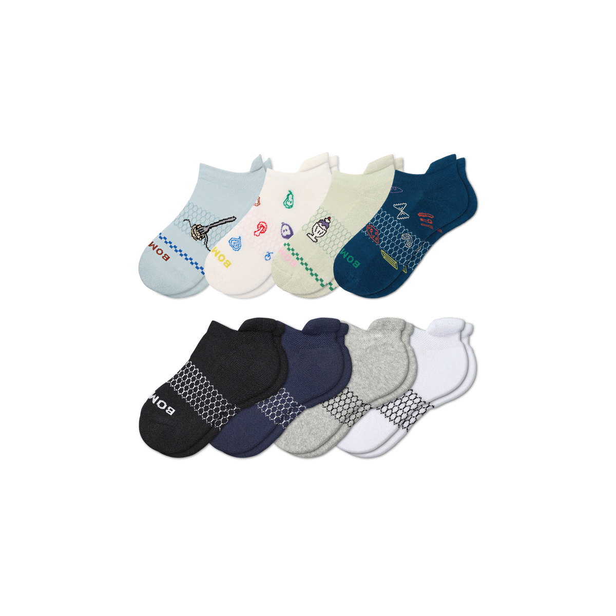 Youth Ankle Sock 8-Pack
