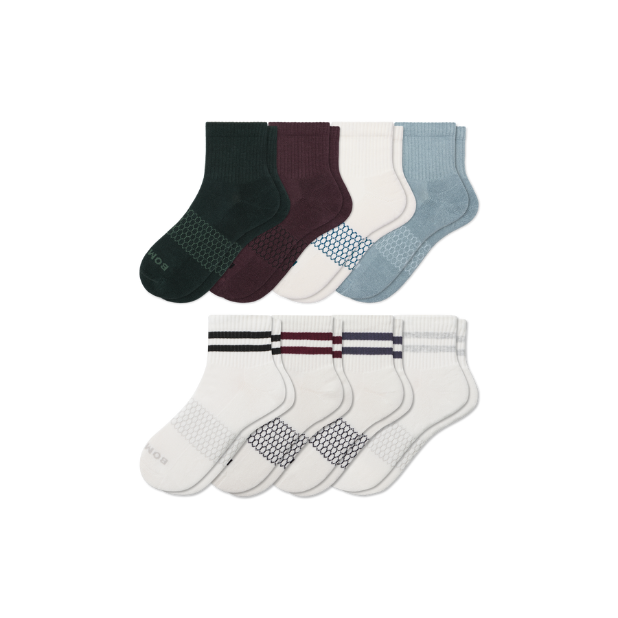 Men's Quarter Sock 8-Pack - Reliable Quarter Comfort
