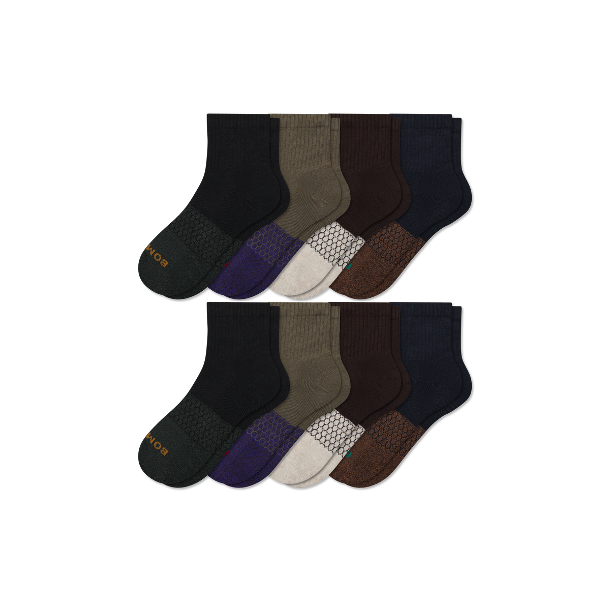Men's Quarter Sock 8-Pack