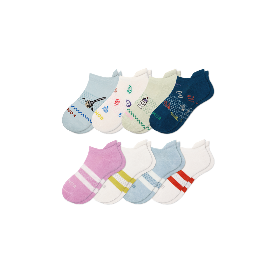 Youth Ankle Sock 8-Pack - Seasonal Essential